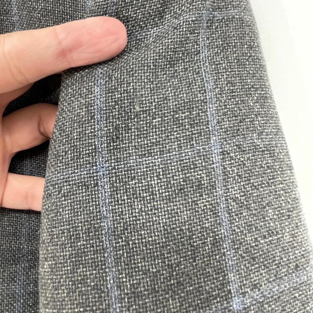 Brooks Brothers Fitzgerald‎ Reda Wool Gray Plaid Sport Coat Blazer 42R